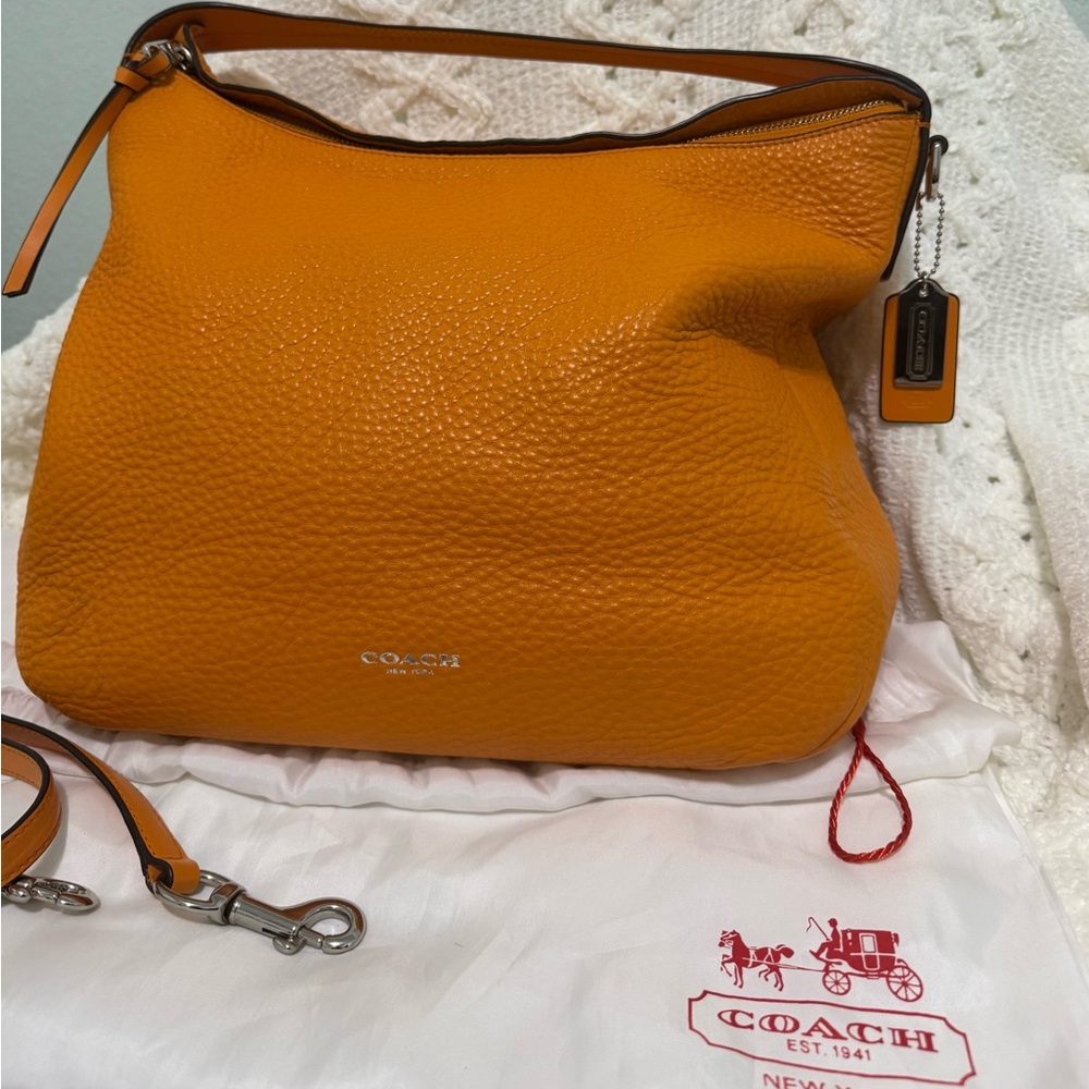 Coach Bleecker Sullivan Pebbled Leather Hobo Bag